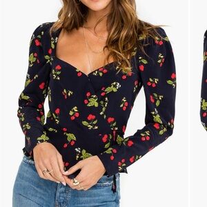 Sweetheart Wrap Cherry Top